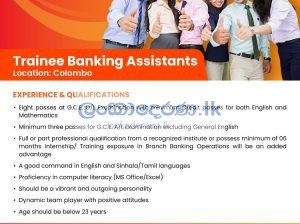 TRAINEE BANKING ASSITANT