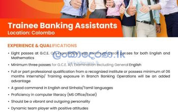 TRAINEE BANKING ASSITANT