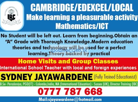 Learn from beginning. Edexcel, Cambridge