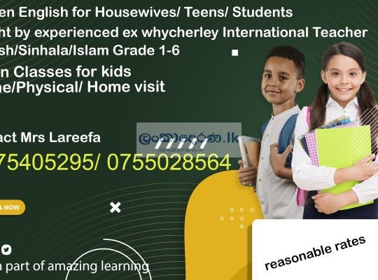 SPOKEN ENGLISH FOR HOUSEWIVES/ TEENS / STUDENTS