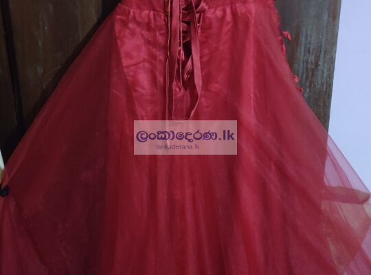 Bridal dress Red