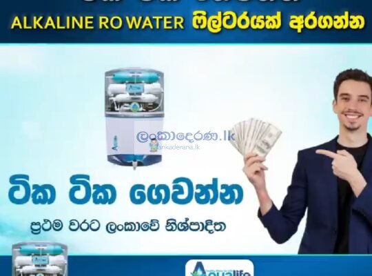 ALKALINE RO ගෘහස්ථ ජල පෙරනය