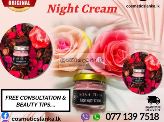 Rosy Tone Night Face Cream   