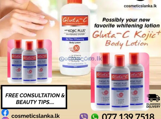 GLUTA C WITH KOJIC ACID & GLUTATHIONE, VITAMIN C SUPER POWERFUL WHITENING SYSTEM