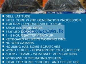 i3 2nd Generation Laptops for Sale 2024