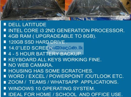 i3 2nd Generation Laptops for Sale 2024