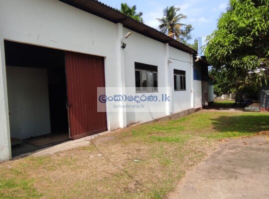 Land with a Commercial Building Bordering tranquil Bolgoda River