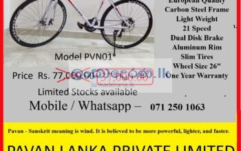 Road Bicycle – Model PVN 01