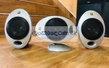 KEF KHT Center Speaker with Surround Speaker Pair