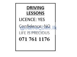 Driving lessons