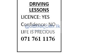 Driving lessons