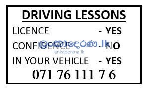 Driving lessons