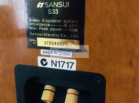 Sansui S33 Bookshelf Speaker