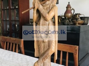 Wooden Krishna Statue (ක්‍රිෂ්ණා පිළිමය)