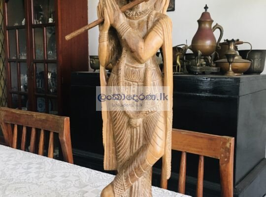 Wooden Krishna Statue (ක්‍රිෂ්ණා පිළිමය)