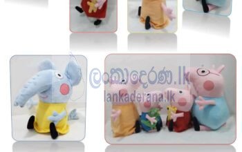 HANDMADE CHARACTER SOFT TOYS PEPPA PIG FAMILY