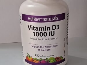 Vitamin D3 1000IU 250 tabs