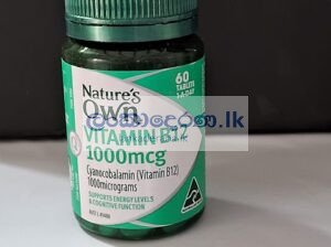 Natures own Vitamin B12 1000mcg 60 tabs