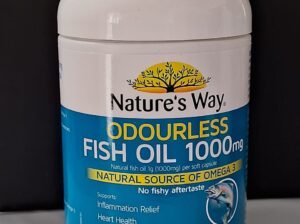 Natures way odourless Fish oil 1000mg 200 caps