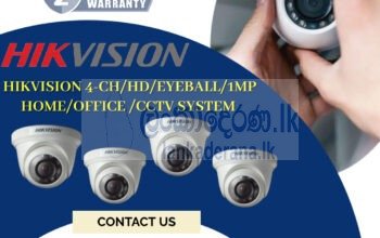 Hikvision CCTV CH 4-HD/ 2MP/ Eyeball 