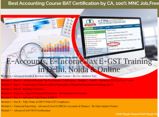 Accounting Course in Delhi, 110021, [GST Update 20