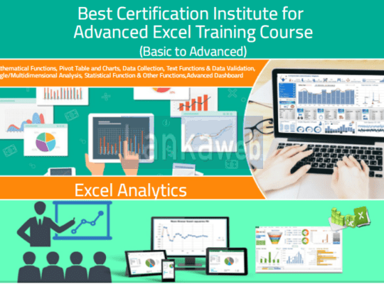 Excel Course in Delhi, 110056. Best Online Live