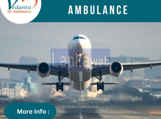 Use Vedanta Air Ambulance in Kolkata