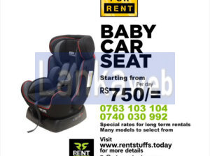 Baby Car Seats for rent