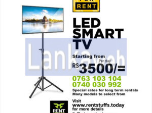 LED Smart TV for rent