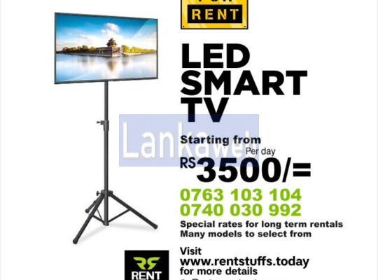 LED Smart TV for rent