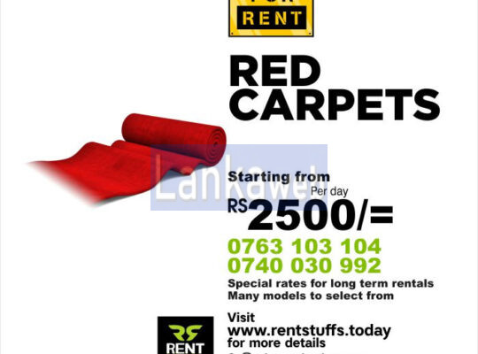 Red Carpets for rent