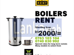 Water Boiler Rent