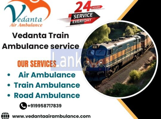 Use Vedanta Train Ambulance in Ranchi