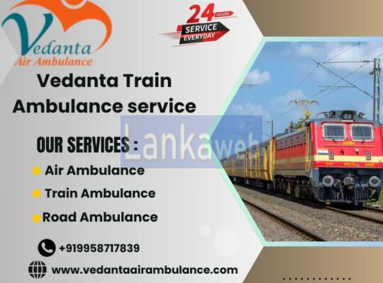 Vedanta Train Ambulance Services in Patna