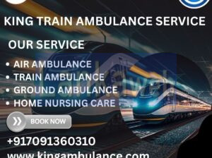 Book King Train Ambulance Service in Mumbai