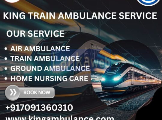 Book King Train Ambulance Service in Mumbai