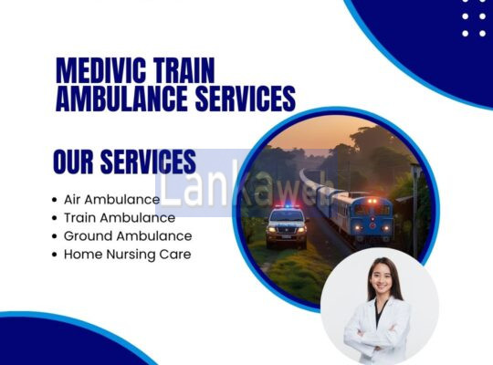 Select Medivic Train Ambulance Services in Patna