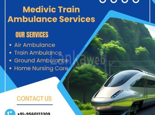 Medivic Train Ambulance Services in Ranchi