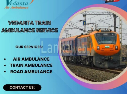 Vedanta Train Ambulance Service in Ranchi