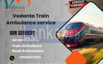 Vedanta Train Ambulance Service in Delhi
