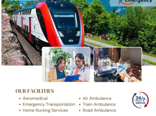 Falc Emergency Train Ambulance Service in Patna