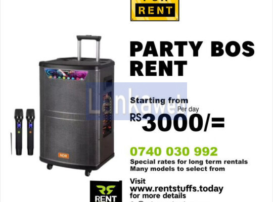 Party box Rent