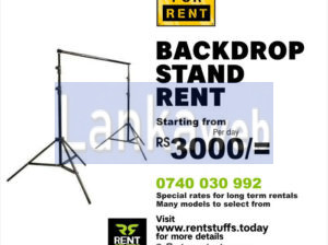 Backdrop stand rent