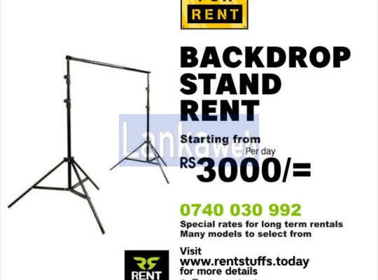 Backdrop stand rent