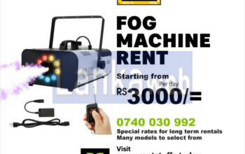 Fog smoke machine rental