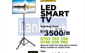 LED Smart TV for rent