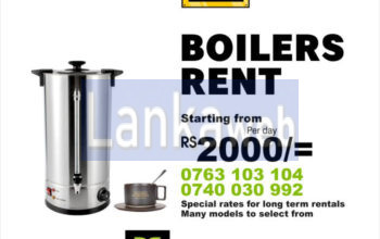 Water Boilers for Rent