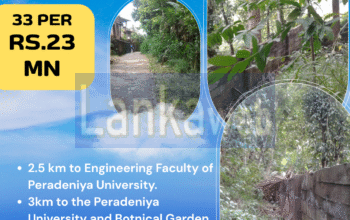 Land for sale in Peradeniya