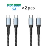کابل شارژ فوق‌سریع PD240W تایپ‌سی - Image 11