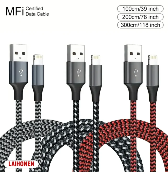 کابل USB-A به لایتنینگ MFi - Image 15